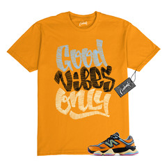 9060 Sun Glow Team Sky Blue Orange Black T Shirt to Match GVO