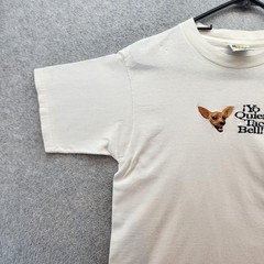 Vintage Taco Bell Shirt Mens XL White Yo Quiero Chihuahua Dog Promo 90s RARE