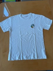 PacSun PS Basics Embroidered Potted Plant White T-Shirt