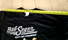 Bob Seger Face the Promise North American Tour Concert Anvil T-shirt Large READ