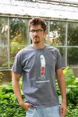 Mens Halloweenie T shirt Funny Ghost Hot Dog Tee Scary Halloween Costume T shirt