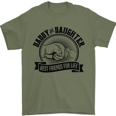 Daddy & Daughter Best Friends Fathers Day Mens T-Shirt 100% Cotton