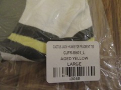 Cactus Jack Kaws For Fragment T-Shirt Size Large Acid Yellow Brand New Free S&H
