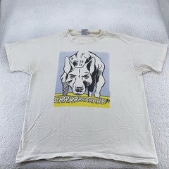 Vintage Roy Lichtenstein Guggenheim Museum Shirt L/XL Grrrrrrr Dog Pop Art 90s
