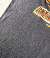 Harley-Davidson 3D Emblem T-Shirt V-Twin DBL Sided, Size s 90’s Vintage
