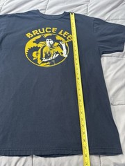 Vintage Y2K Bay Island Sportswear Bruce Lee Graphic Tee Mens Size XL Black