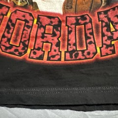 Michael Jordan T-Shirt 6 Championship Rings Large Black Chicago Bulls