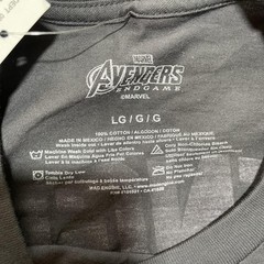 Marvel Avengers Shirt Mens Large Endgame Movie Comic Thanos Promo New