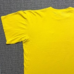 Vintage 90s Nike White Tag Shirt XL Yellow Embroidered Mini Swoosh Made In USA