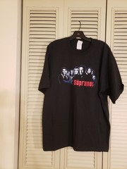 Vintage The Sopranos T shirt XL Vintage 2000’s Family Picture Spell out GUC