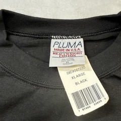 Vintage Pluma Heavyweight Cotton T Shirt USA Made Blank XL 90s NWT NOS