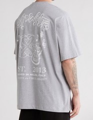 Off-White Oversized Logo Cotton Graphic Tee Size XX-Small