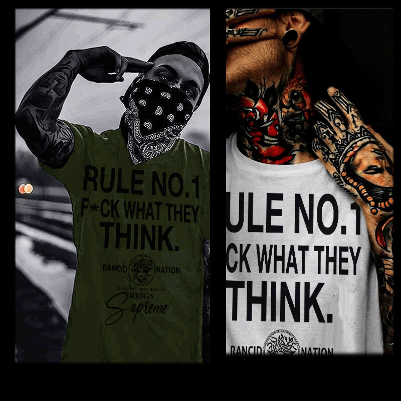 Gangster T-shirt, Mobster Hustle Dope Urban Hip Hop Thug Opinion Quote tee