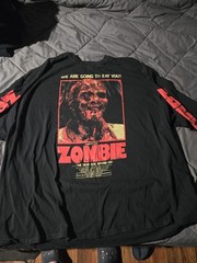 Zombie T Shirt Movie Classic Frght Rags Rare 5xl Barely Worn