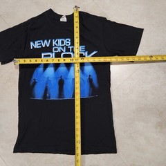 VTG Y2K 2000s New Kids On The Block NKOTB US Tour 2009 S Small Band Tee T Shirt