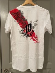 Peru Rail White Graphic Shirt Size XL Frutiger Metro Passenger Train Inca Empire