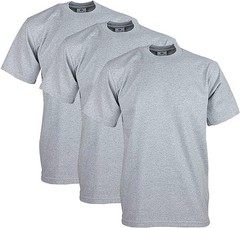 3 PACK PRO CLUB HEAVYWEIGHT T SHIRT SHORT SLEEVES 100% COTTON