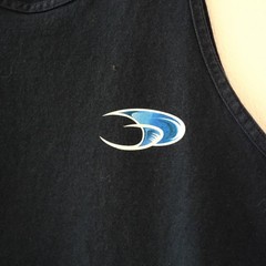Vintage Disney Typhoon Lagoon Tank Top Mens Large Black Water Park Est 1989 WDW