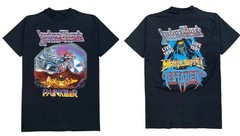 90S Judas Priest Megadeth Testament T Shirt Painkiller Tour Live 1990 1991 Rock