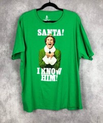 Elf Ripple Junction Shirt Green Holiday Santa Tee Mens XL Christmas