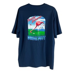 NEW Tommy Bahama Mens Birdie Putt Graphic T Shirt Navy Blue Crewneck S/S $49 – M