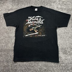 Vintage King Diamond Puppet Master Band T-Shirt Size XL World Tour Heavy Metal