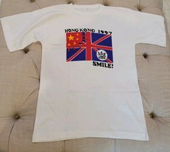 Rare Tshirt Hong Kong 1997 year Great Britain Vintage 90’s Men’s M*