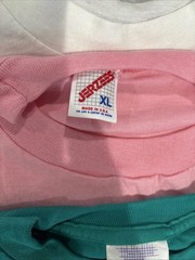 7 Vintage Blank Shirts SZ XL Made In USA Single Stitch 50/50 Great Array Colors