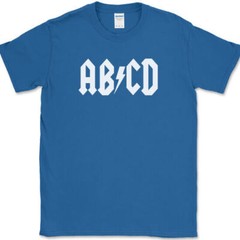 A B C D T-Shirt Funny Alphabet Humor Joke Gift Novelty Tee