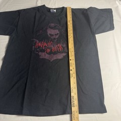 RARE Vintage 2008 The Dark Knight Joker Shirt OFFICIAL TAG Medium Heath Ledger