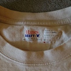 Hanes Shirt Men’s Large Beige B Co 640th ASB Taji Iraq Hero Brave USA Military