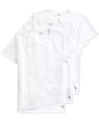 Polo Ralph Lauren Men’s 3-Pack Slim-Fit Classic Cotton Crew Undershirts SZ.M NEW