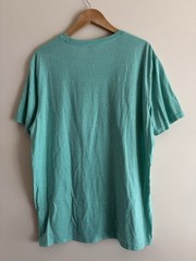 Sonoma Men’s Classic Marled Aqua Polyester Blend Crewneck Short Sleeve Shirt XL