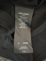 SAINT LAURENT – Cassandre Cotton Blend Sleveless Polo Size Small Men’s