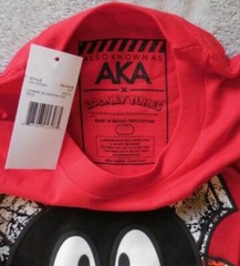 Looney Tunes T-Shirt Marvin The Martian Men’s Large Red/Black