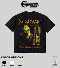 Monarch Wear “Nosferatu” Classic Silent Horror Movie Heavyweight T-Shirt