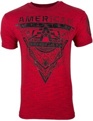AMERICAN FIGHTER Men’s T-shirt CRESTLINE Athletic Military Red