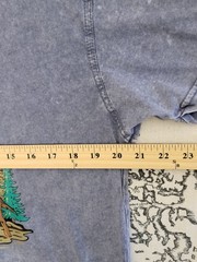 HSK Men’s Graphic T-Shirt XL German Shepherd Dog Print Mineral Wash Cotton