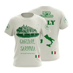 Sardinia Italy Vintage Graphic T-Shirt / Premium Retro Travel Mediterranean Tee