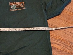 Discovery Channel Logo Short Sleeve Shirt Embroidered Men XL VTG 1990s RARE