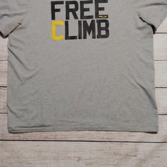 Ralph Lauren RLX Shirt Mens 2XL Gray Free Climb Graphic Tee Outdoor Crewneck