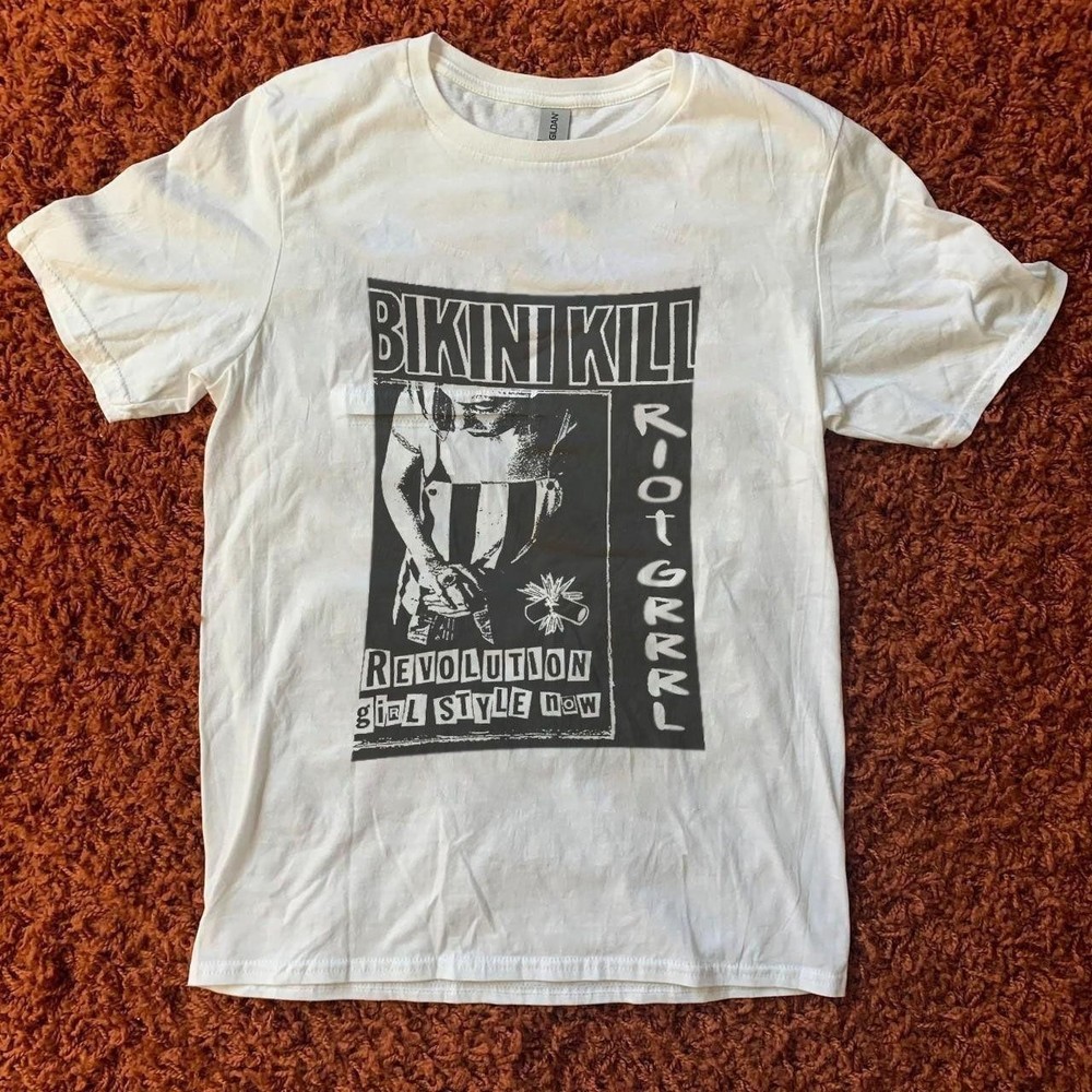 Rare Bikini Kill Revolution Girl Style Now Shirt Unisex Concert S-5XL TR533