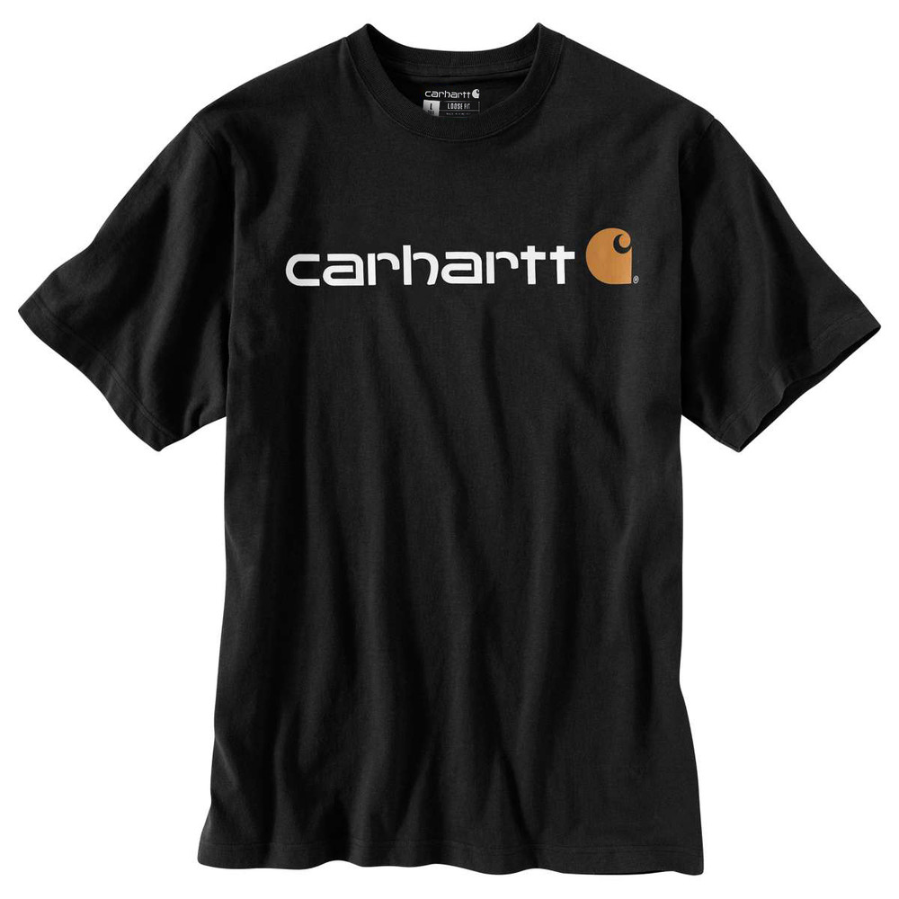Carhartt Men’s Loose Fit Heavyweight Short-Sleeve Graphic T-Shirt • LT • Black