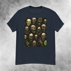 Infernal Radioactive Skulls Horror T-Shirt Men’s S-2XL