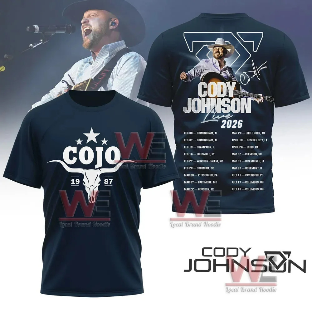 COJO Co.dy John.son Live 2026 3D Shirt All Over Print 3D S-5XL VA679