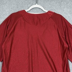 Vintage Nike Shirt Mens Large Shiny Dazzle Warm Up Jersey Team Sports Y2K Red