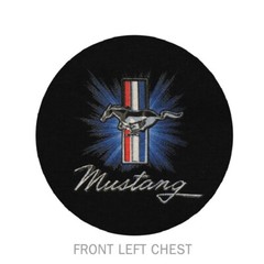 Joe Blow Ts Ford Mustang 1st Gen Triple Threat Mens Black T-Shirt 1965 1966 1969