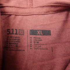 NEW 5.11 Tactical Shirt Mens XL Red Hooded Long Sleeve Hoodie Graphic Logo Tee