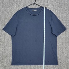 Murano Liquid Luxury T-Shirt Mens Large Blue & Black Soft Cool Breathable