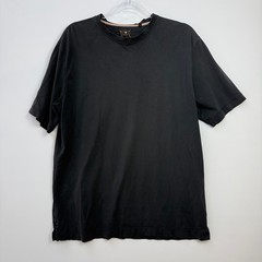 Left Coast Tee T-Shirt Mens L Black 100% Pima Cotton Short Sleeve Crew Neck